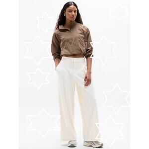 ATHLETA | 16 | Pinnacle High Rise Trouser Pants 29" inseam bone womens stretch